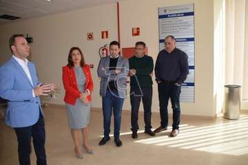 Visita al nuevo edificio administrativo de El Cubillo (Foto TA)